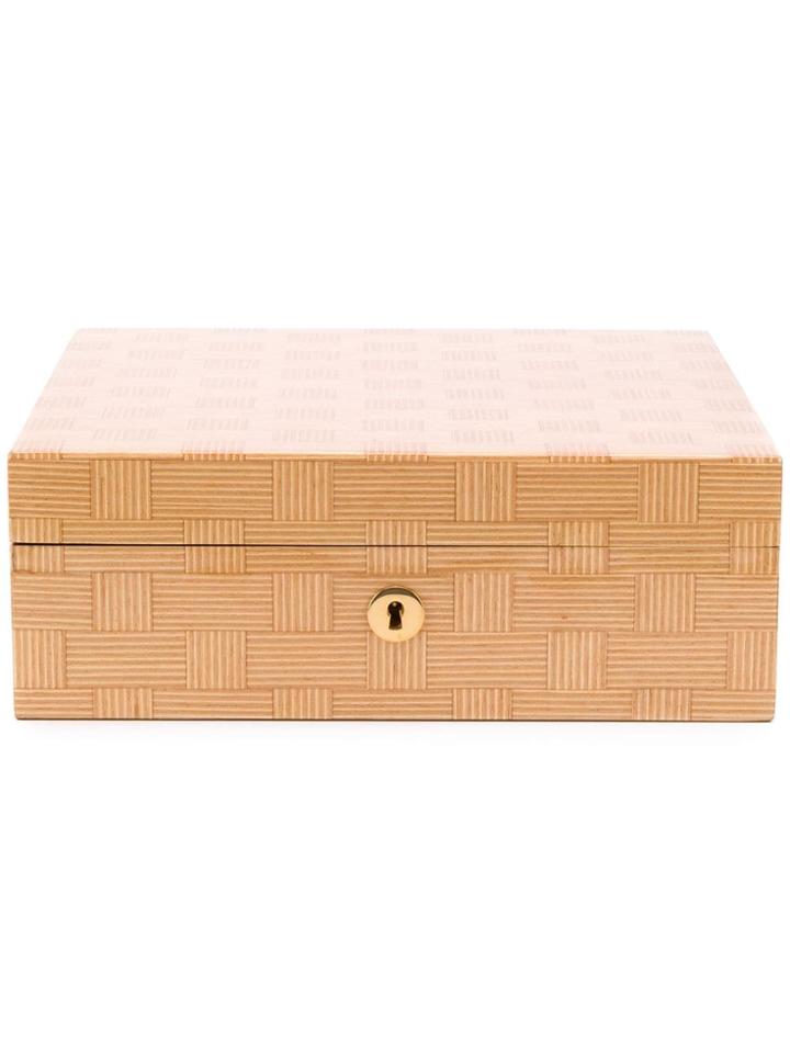 Rapport 4 Watch Heritage Watch Box In Bamboo. So - Neutrals