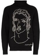 Casablanca Sid Roll Neck Jumper - Black