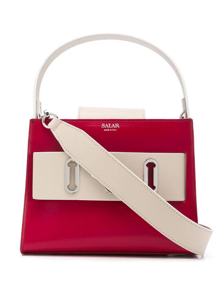 Salar Metal-embellished Tote Bag - Red