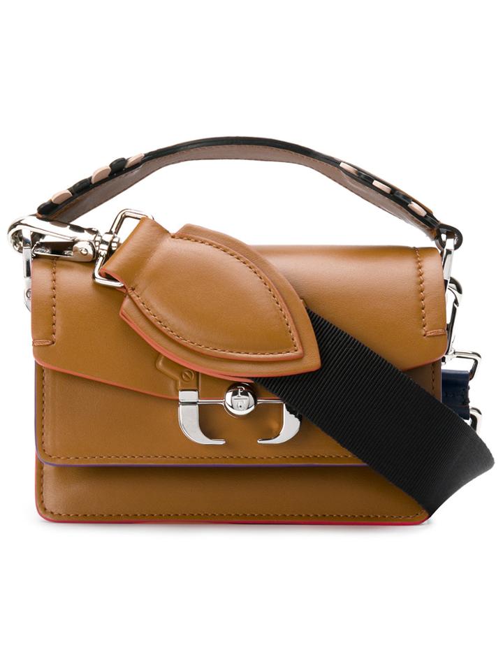 Paula Cademartori Flower Bomb Twi Twi Bag - Brown