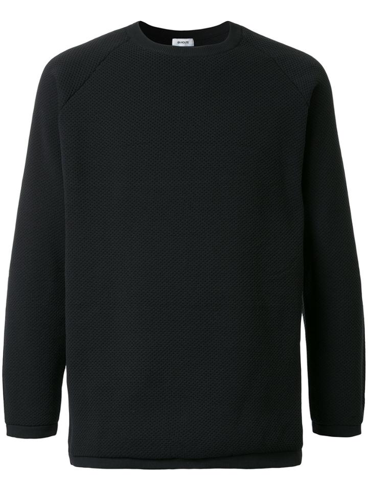 En Route Crew Neck Jumper - Black