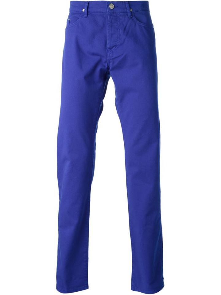 Kenzo Straight Leg Jeans, Men's, Size: 31, Blue, Cotton/spandex/elastane