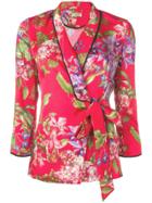Liu Jo Floral Print Jacket - Red