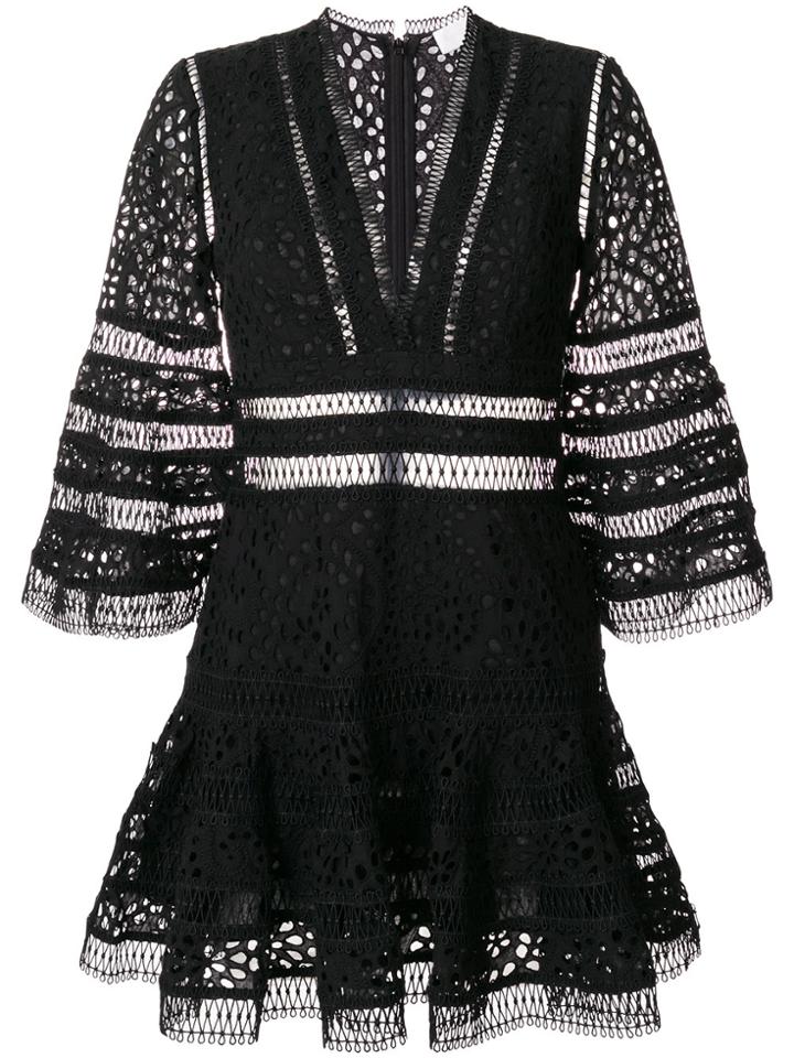 Zimmermann Deep V-neck Dress - Black