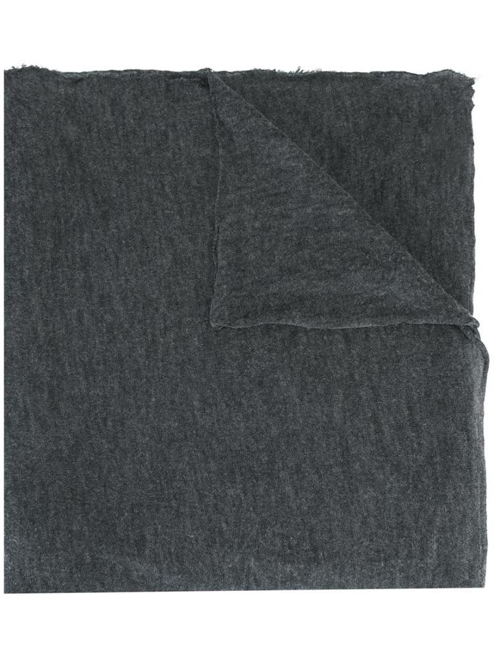 Faliero Sarti Long Woven Scarf, Women's, Grey, Silk/cashmere