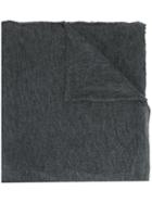 Faliero Sarti Long Woven Scarf, Women's, Grey, Silk/cashmere