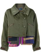 Kolor Multi-panel Deconstructed Jacket - Green