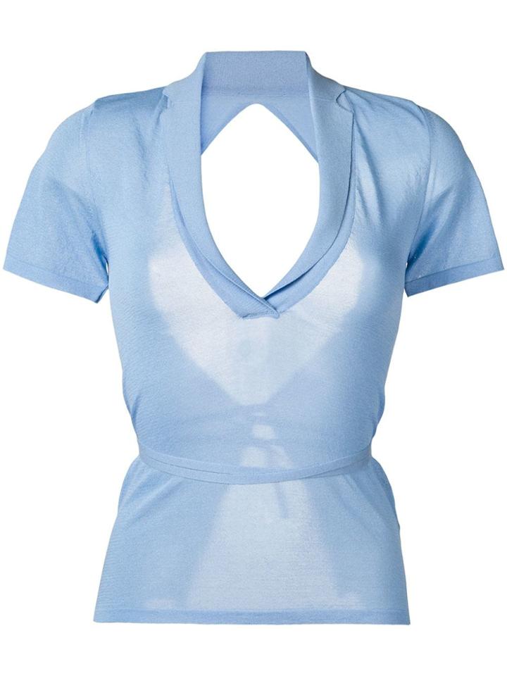 Jacquemus Fine-knit Top - Blue