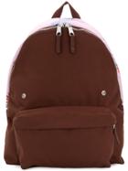 Raf Simons Oversized Colour Block Backpack - Brown