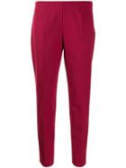 Piazza Sempione Straight Fit Trousers - Red