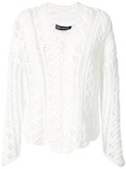 Iris Von Arnim - Jodie Jumper - Women - Cotton/nylon - M/l, White, Cotton/nylon