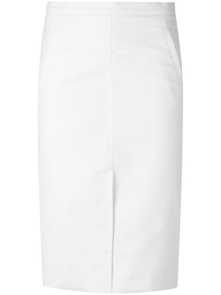 Andrea Marques Midi Skirt - White