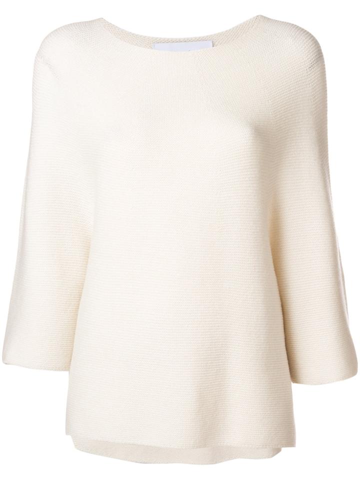 Christian Wijnants Round Neck Sweater - White