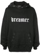 Amiri Dreamer Studded Detail Hoodie - Black