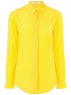 Givenchy - Chiffon Shirt - Women - Silk - 36, Yellow/orange, Silk