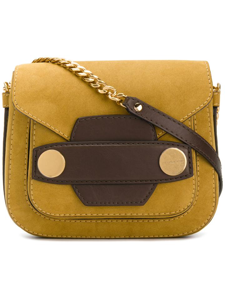 Stella Mccartney Stella Popper Shoulder Bag - Yellow & Orange