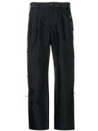 Comme Des Garçons Side Rip Trousers - Blue
