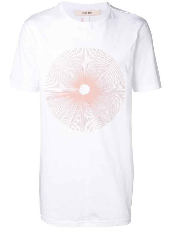 Damir Doma Printed Longline T-shirt - White