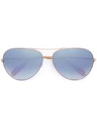 Oliver Peoples Aviator Sunglasses - Blue