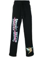 Off-white Bird Print Track Pants - Black