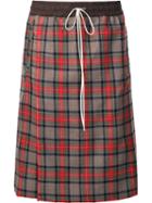 Fear Of God Plaid Kilt, Men's, Size: Small, Red, Silk/wool