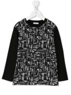 Dolce & Gabbana Kids Trumpet Print Sweatshirt, Boy's, Size: 8 Yrs, Black