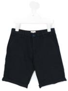 Armani Junior - Casual Shorts - Kids - Cotton/linen/flax - 12 Yrs, Blue