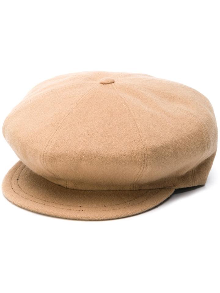 Tagliatore Baker Boy Hat - Brown