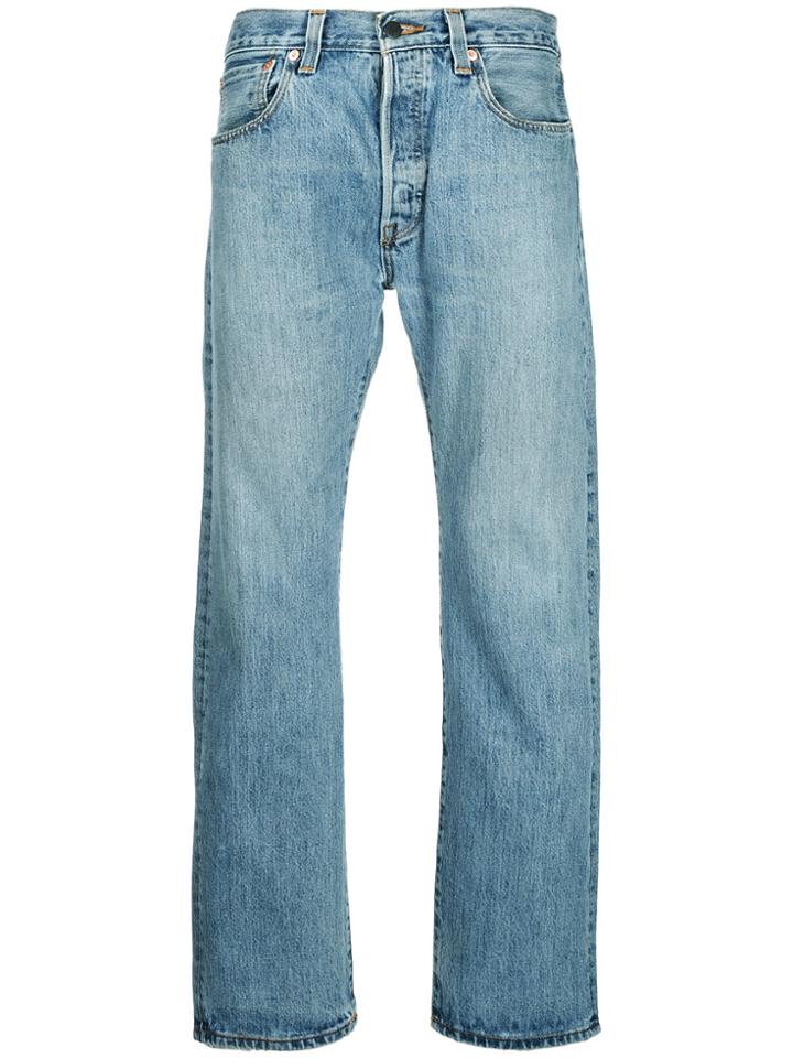 Needles Zipped Detail Jeans - Blue