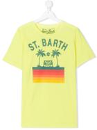 Mc2 Saint Barth Kids Teen Logo Printed T-shirt - Yellow & Orange