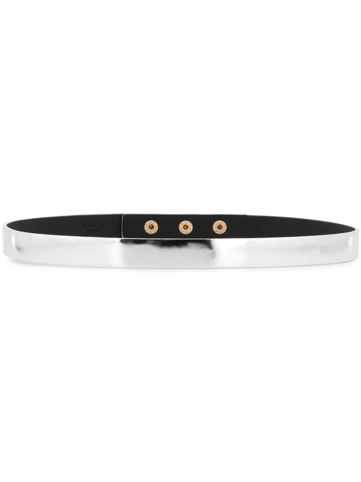 Paule Ka Classic Waist Belt - Silver