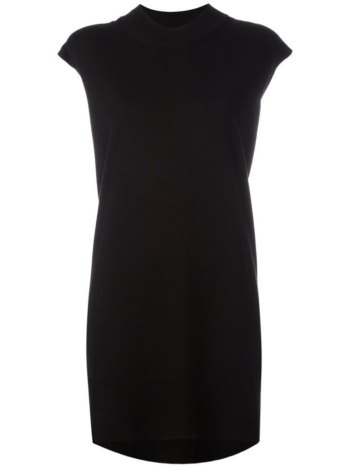 Mm6 Maison Margiela Short T-shirt Dress, Women's, Size: Medium, Black, Cotton