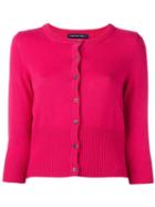 Samantha Sung 'natalie' Cardigan, Women's, Size: 4, Pink/purple, Wool/cashmere