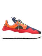 Versus Colour-block Low Top Sneakers - Blue