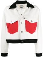 Levi's: Made & Crafted Colourblock Denim Jacket - White