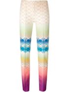 Missoni Front Pleated Geometric Print Trousers