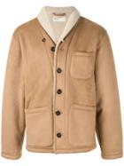 Universal Works Faux Shearling Trimmed Jacket - Brown