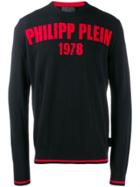 Philipp Plein Logo Print Pullover - Black