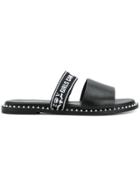 Zadig & Voltaire Field Words Sandals - Black