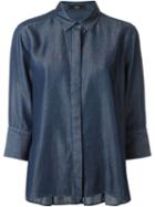 Steffen Schraut Back Ruffle Detail Shirt