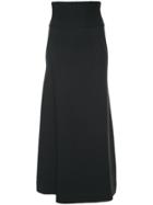 Des Prés Ribbed Waistband Skirt - Blue