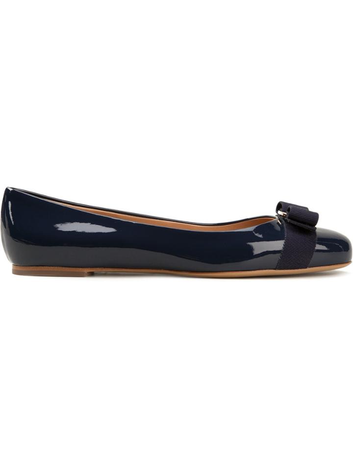 Salvatore Ferragamo 'varina' Ballerina - Blue