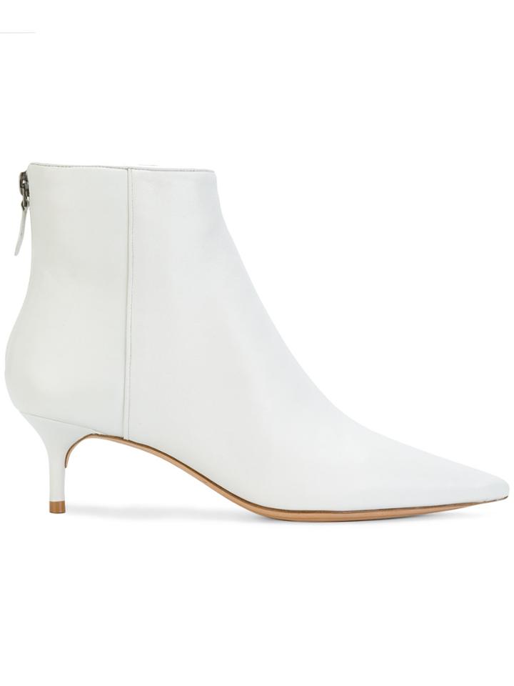 Alexandre Birman Kittie Ankle Boots - White