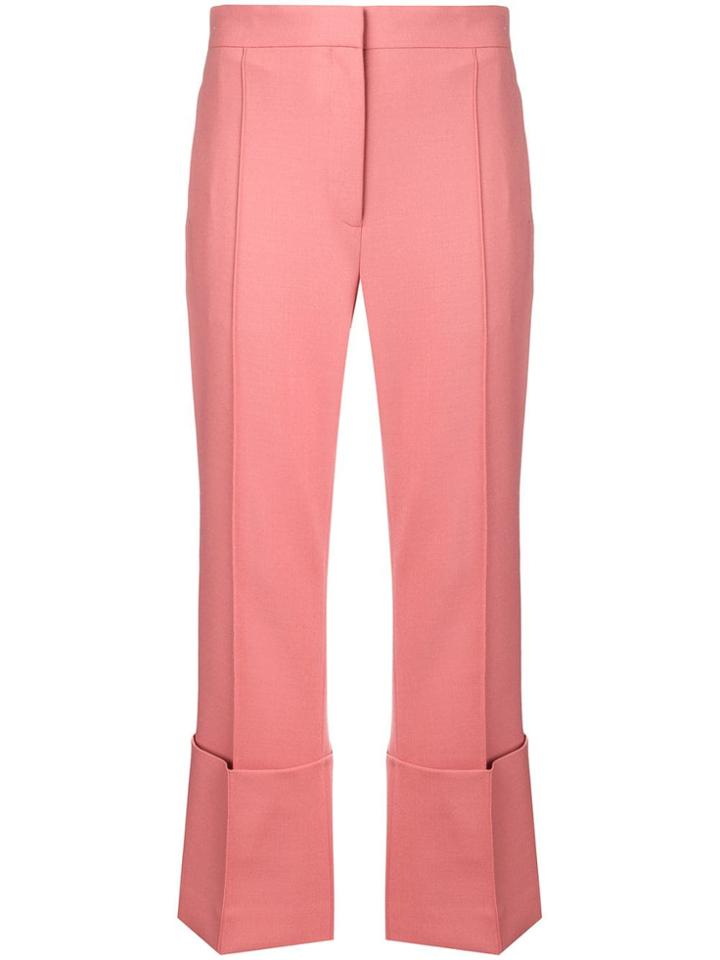 Rokh Turn-up Hem Trousers - Pink