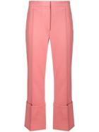Rokh Turn-up Hem Trousers - Pink
