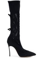 Casadei Polacco Marylin Boots - Black