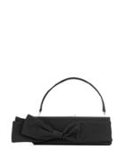 Paule Ka Bow-detail Clutch Bag - Black