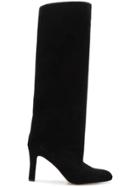 Manolo Blahnik High Ankle Boots - Black