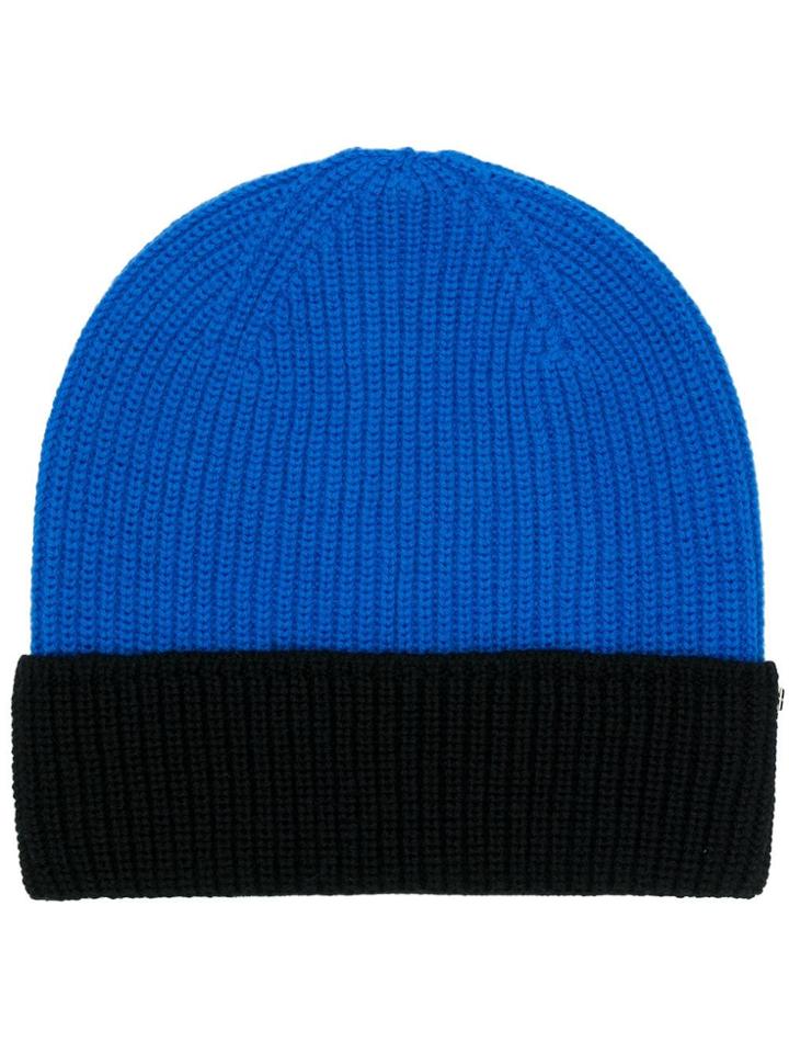 Sport Max Code Bicolour Beanie - Blue