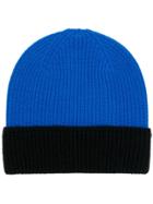 Sport Max Code Bicolour Beanie - Blue